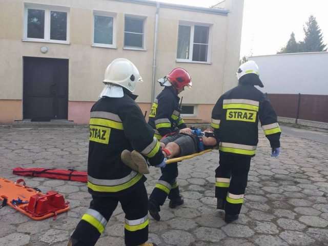  „Jedzie, jedzie straż ogniowa”, czyli ćwiczenia ewakuacyjne w Internacie.